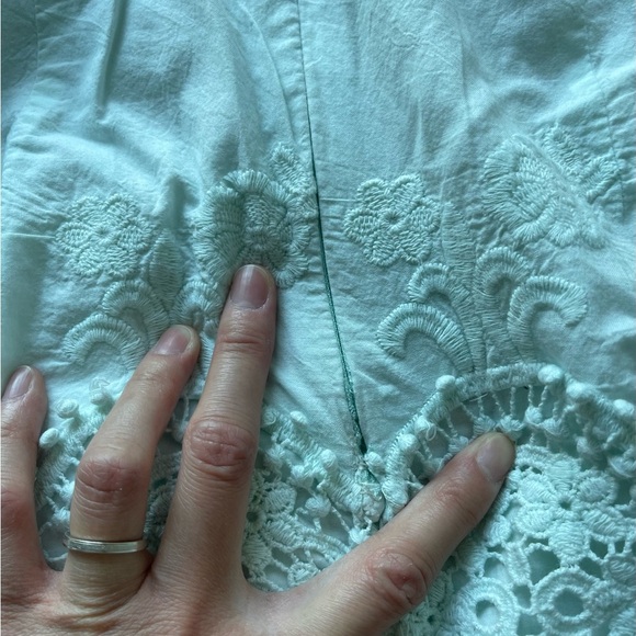 Mint green backless mini dress
Brand: from 1861 (boutique in MTL)
Size fit XS/S - Picture 8 of 11